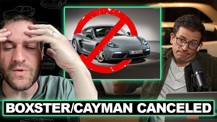 Porsche Kills the 718 Boxster and Cayman, is this the End of Gasoline for Porsche?