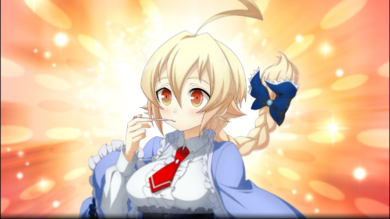XBLAZE CODE:EMBRYO] A scene where Es is happy eating pudding - YouTube