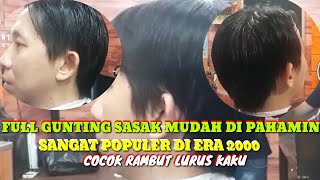 Tutorial Full sasak,kursus potong rambut pria