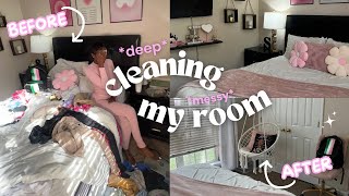 BEDROOM TRANSFORMATION | clean my MESSY room with me