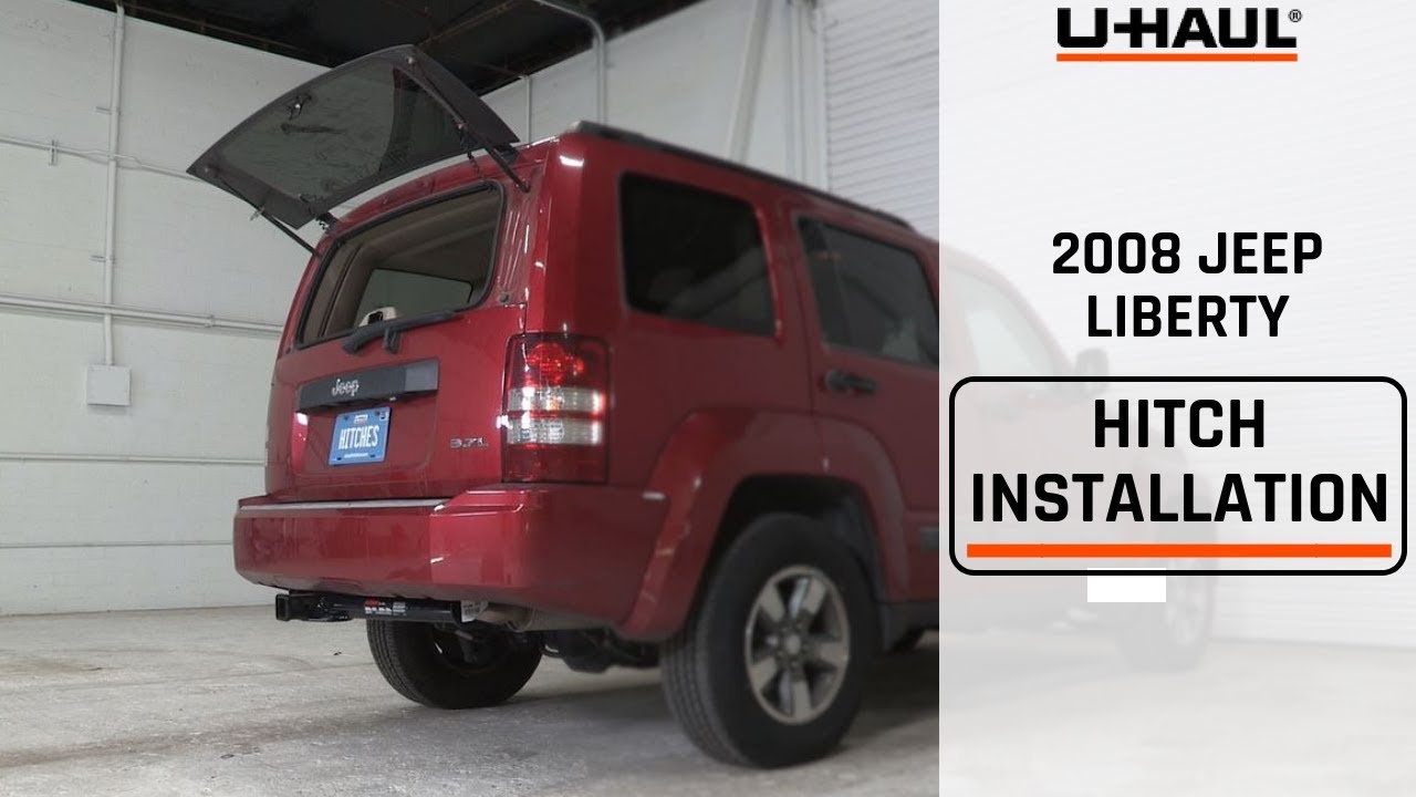 2008 Jeep Liberty Trailer Hitch Installation YouTube