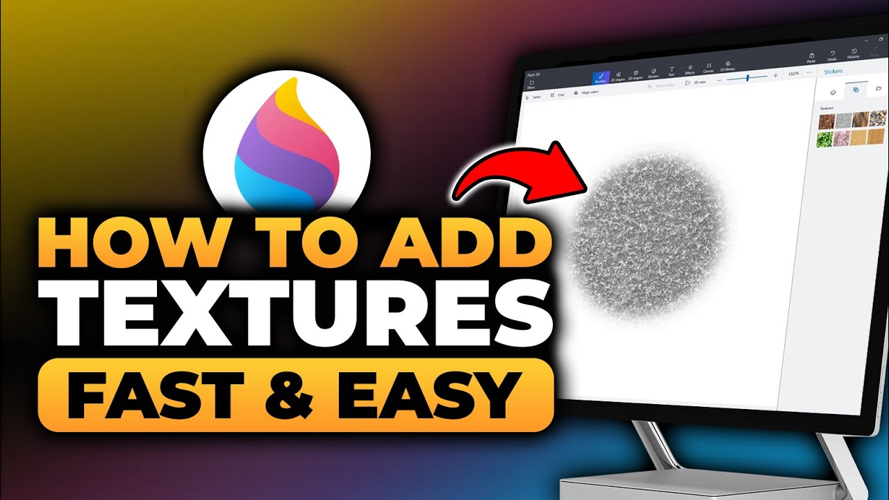Google Add Texture How To Add Textures in Paint 3D (𝟮𝟬𝟮𝟲) | 100% WORKS | NO Yapping, To ...