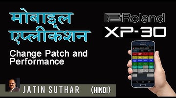 Roland XP30 Mobile Application Tone Change | Tone change through Midi Commander