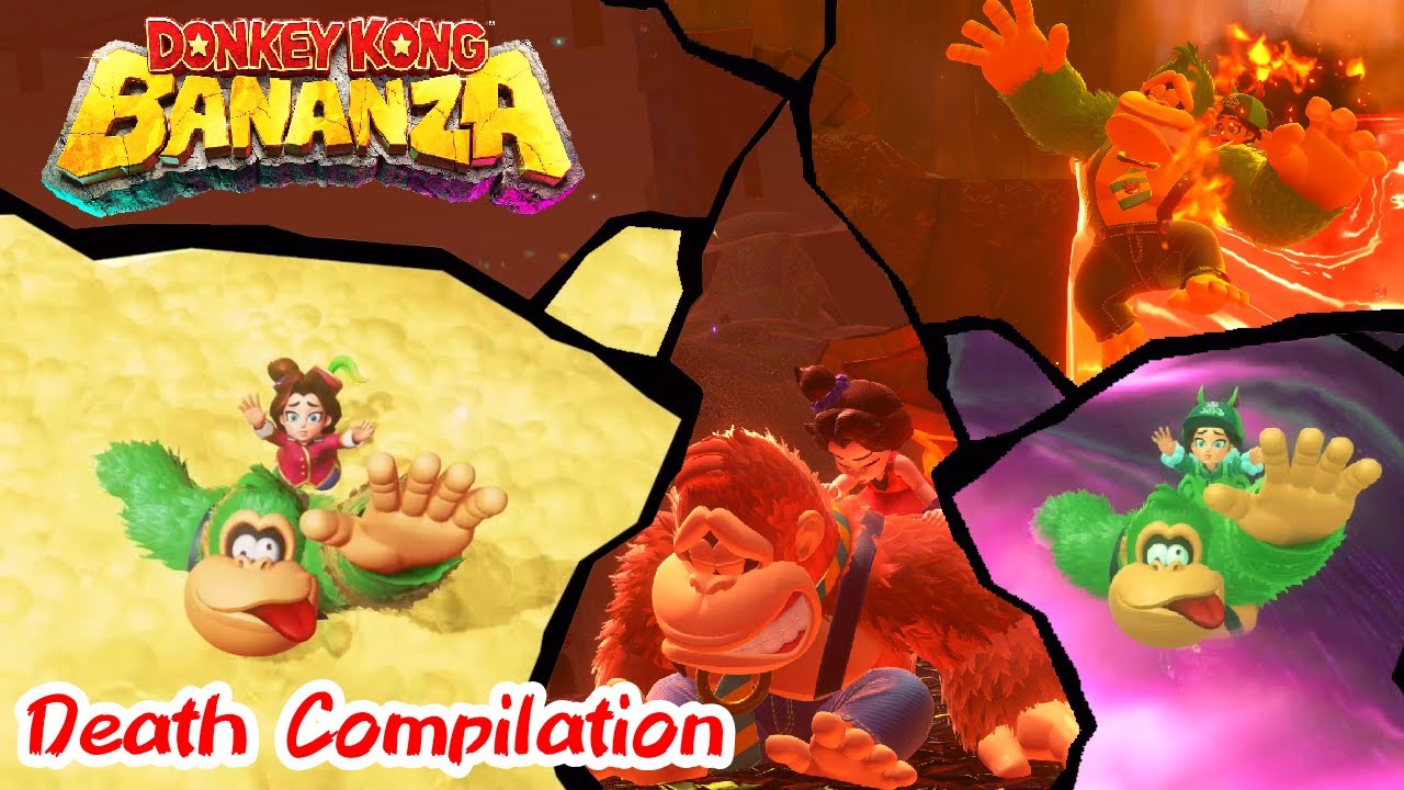 Donkey Kong Bananza Death Compilation