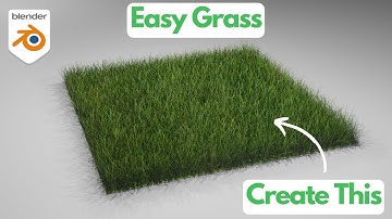 Easily Create Grass in 2 Minutes! || Blender (3.4) Tutorial