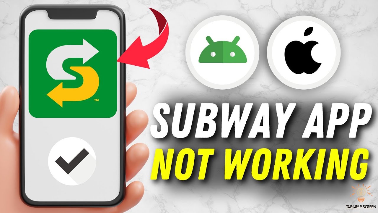 How to Fix Subway App Not Working - Multiple Solutions! (Apple ...