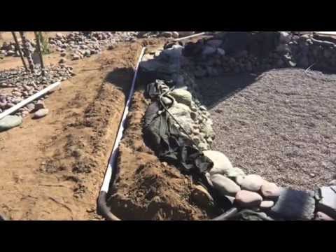 DIY Do it yourself pond and yard landscaping