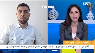 أيمن أبو محمود / تلفزيون سوريا 2023-6-15 تطورات غرق قارب يقل مئات السوريين قرب سواحل اليونان
