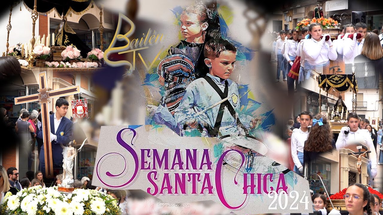 Semana Santa Chica 2024 ||SALIDA, TRIBUNA, RECOGIDA Y SALUDO||