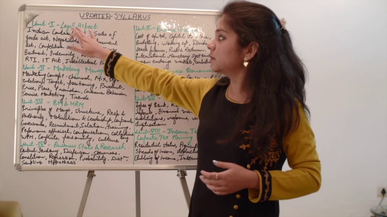 Updated Syllabus of Commerce for UGC-NET June 2019