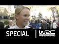 WRC Rally Sweden 2016: Co-Drive Caroline Wozniacki