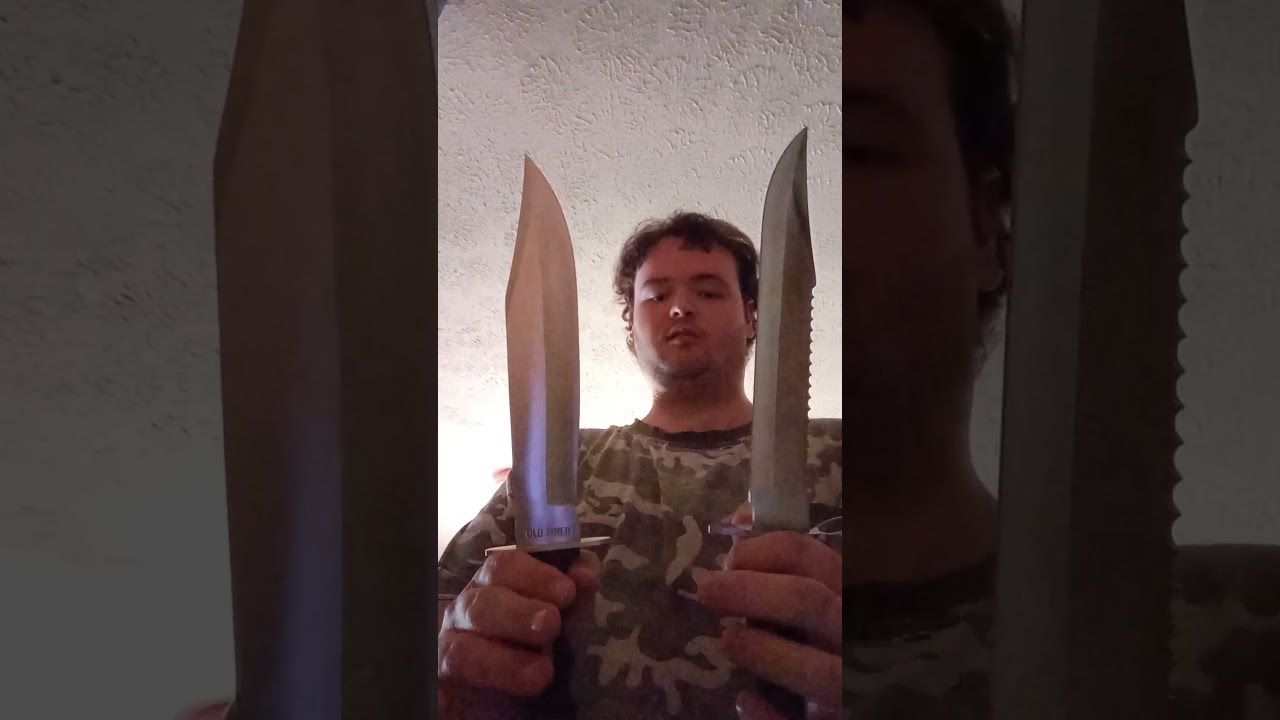 Schrade Old Timer vs Jungle Master Bayonet 