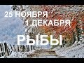 ♓РЫБЫ. Таро прогноз 25 ноября-1 декабря 2019.