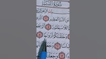 سورة النبأ عم يتساء لون _ تلاوة خاشعة الشيخ ماهر المعيقلي