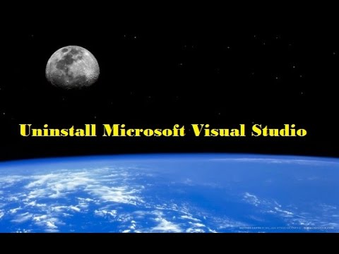 Как удалить Microsoft Visual Studio.How to delete Microsoft Visual Studio.