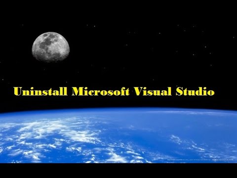 Как удалить Microsoft Visual  to delete Microsoft Visual Studio.  - YouTube