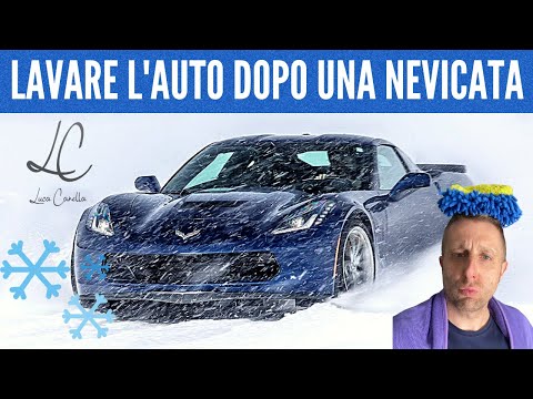 COME LAVARE L&rsquo;AUTO DOPO LE NEVICATE IN MODO SICURO ED EFFICACE