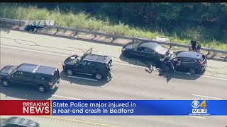 State Police Major Injured In Crash On Route 3