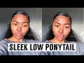 EASY Slick Low Ponytail Tutorial ♡