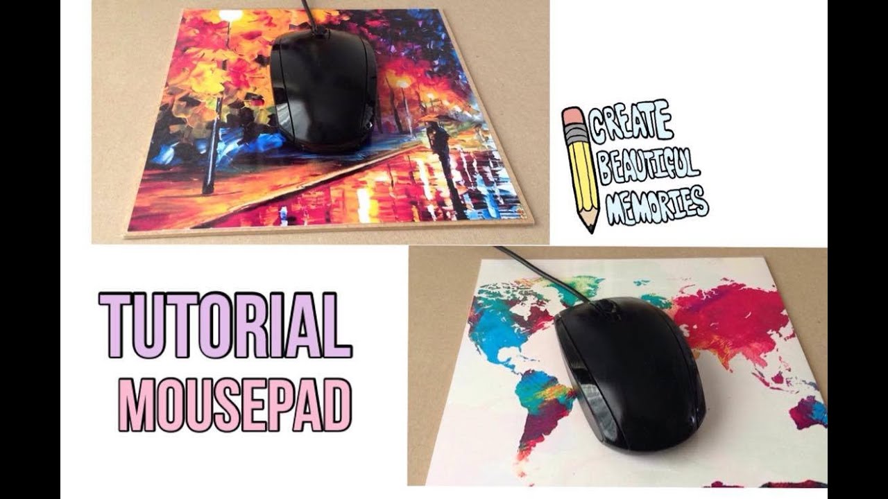 Como hacer tu propio Mouse pad I DIY vuelta a clases YouTube