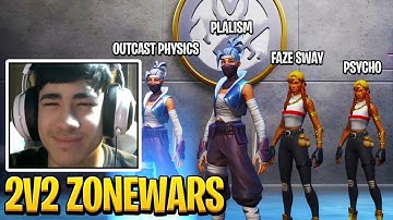 FaZe Sway invites Chronic Psycho to Challenge Outcast Physics and Plalism in 2v2 Zone Wars Wager