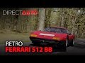 Dans le rtro  ferrari 512 bb