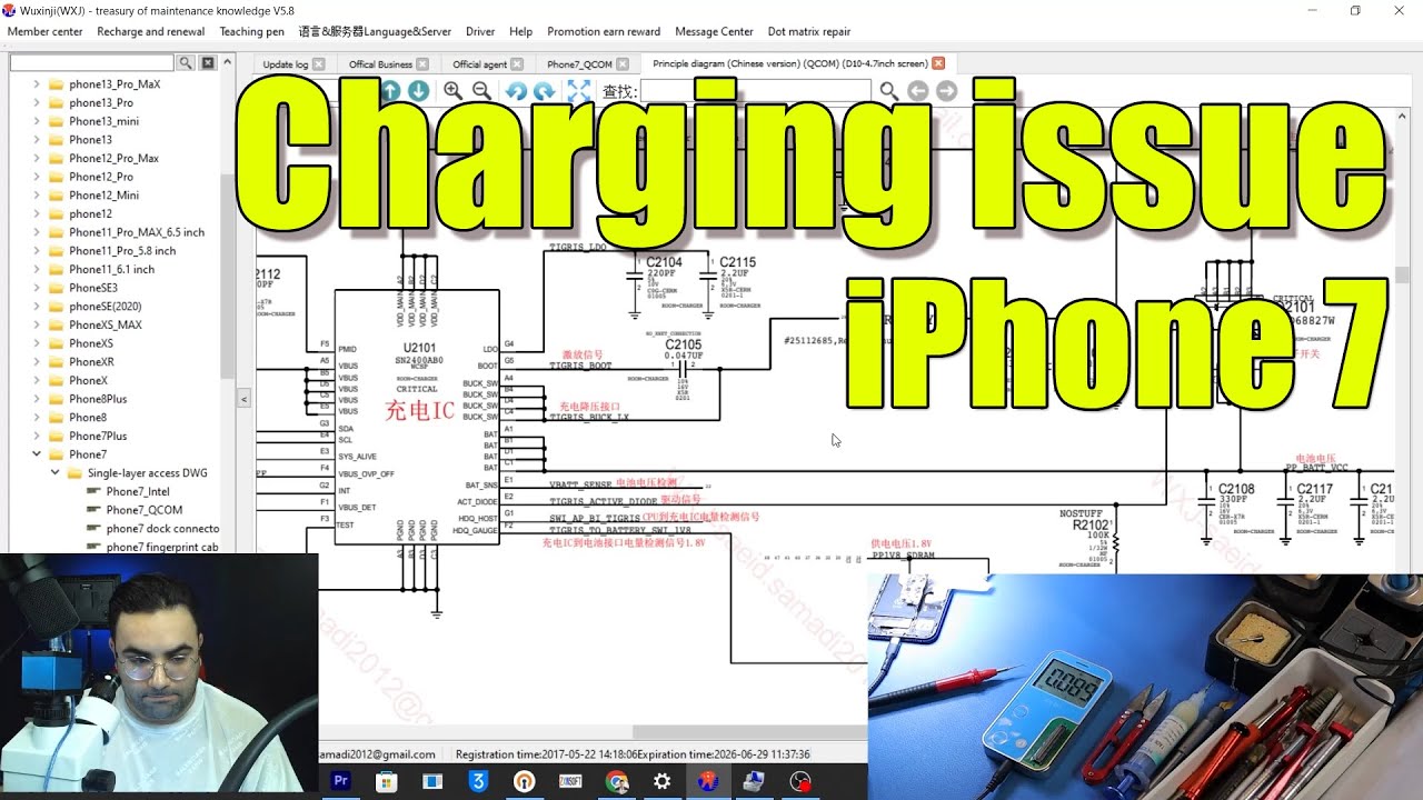 iPhone 7 Charging issue , How to repair ? - YouTube