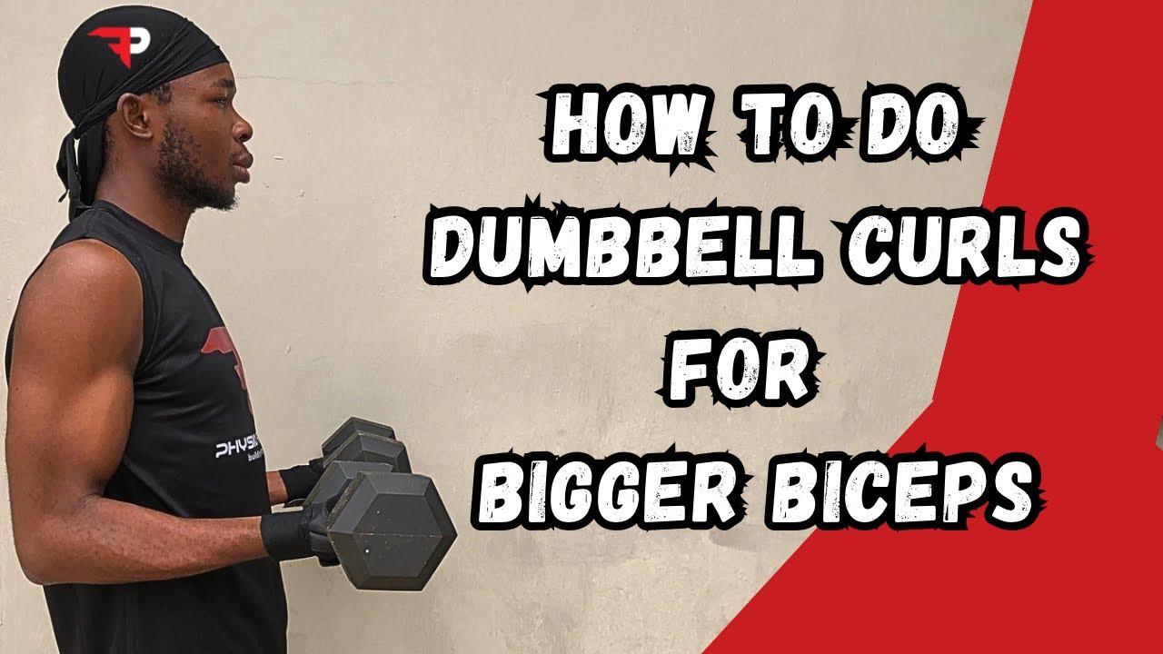 How to do a Dumbbell Bicep curl | Bicep Curls for Beginners - YouTube