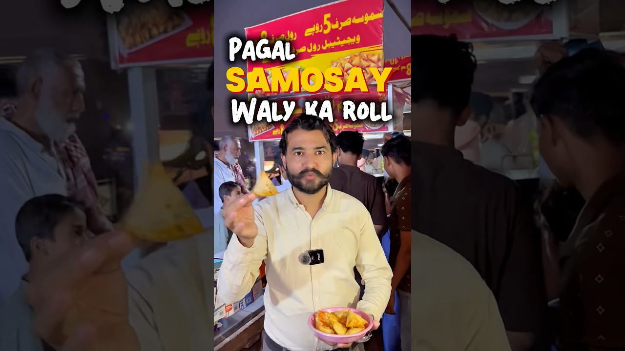 Karachi’s Famous “Pagal Samosa Wala” 😱 – Only 5 Rupees Samosa | Street Food of Pakistan 🍴