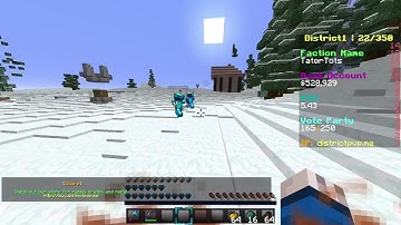2 noobs hacking in minecraft (DistrictPvP)