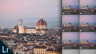 Profiles in Lightroom