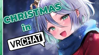 [VR CHAT] Let's look at pretty places and eat SNOW!!!! Merry christmas!