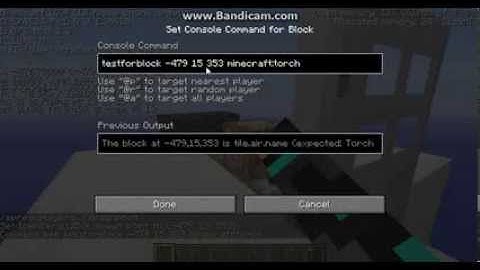 Minecraft How To Use Testfor Command In Minecraft