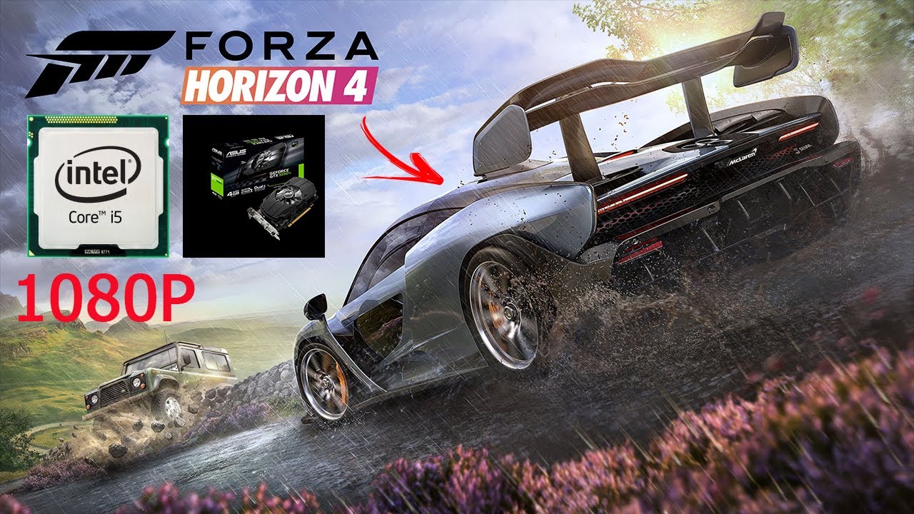 FORZA HORIZON 4 na GTX 1050 TI 4GB Vram + i5-3570 3.7GHz & 8GB Ram