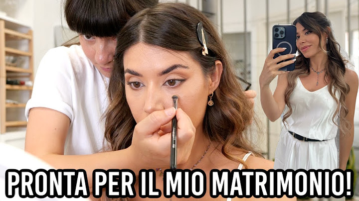 PRONTA PER IL MIO MATRIMONIO!😱 TRUCCO/UNGHIE/ACCONCIATURA SPOSA!👰🏻‍♀️