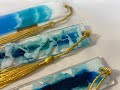 245 - Resin Art - Stunning Bookmarks, Simple & Eye Catching -  Under the Sea Vibes