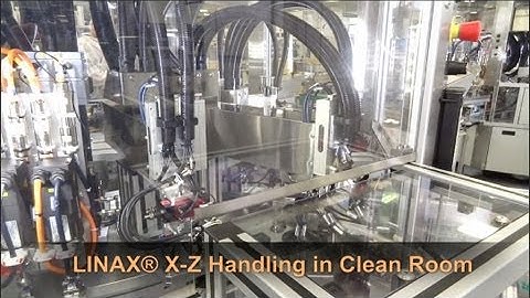 How LINAX® Motors Operate In Clean Room Conditions | X-Y Handling Demo