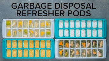 Homemade Garbage Disposal Refresher Pods