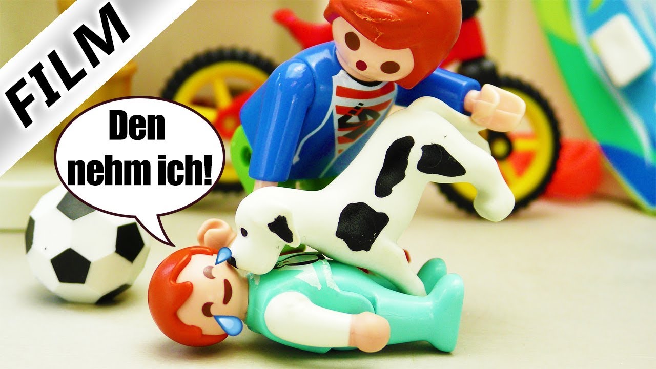 Playmobil Film deutsch | EMMA FINDET HUND IM EINKAUFSZENTRUM - Kann sie ihn behalten? Familie Vogel
