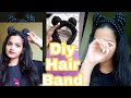 Very Easy and Simple Hair Band Making| Diy Teenager Hair Band |Hair Band bnaaye Bache huee cloth se