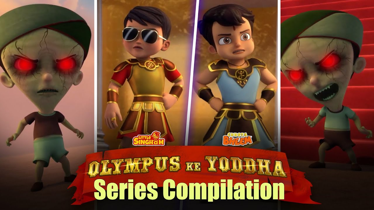 Series Compilation - Chhota Bheem & Little Singham: Olympus Ke Yoddha | Top Action Scenes