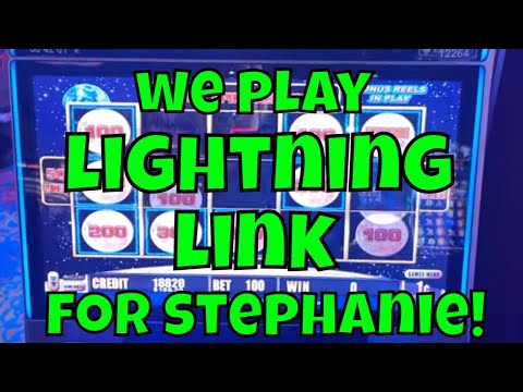 We Play Lightning Link Because Stephanie Asked for it!