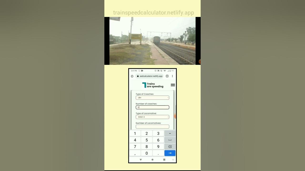 Free Online Train Speed Calculator YouTube