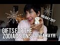 GIFTS FOR THE ZODIAC SIGNS and GIVEAWAY!!! (Holiday 2017)