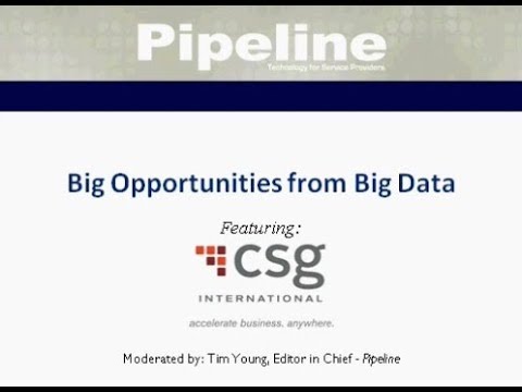 Big Opportunities from Big Data with CSG