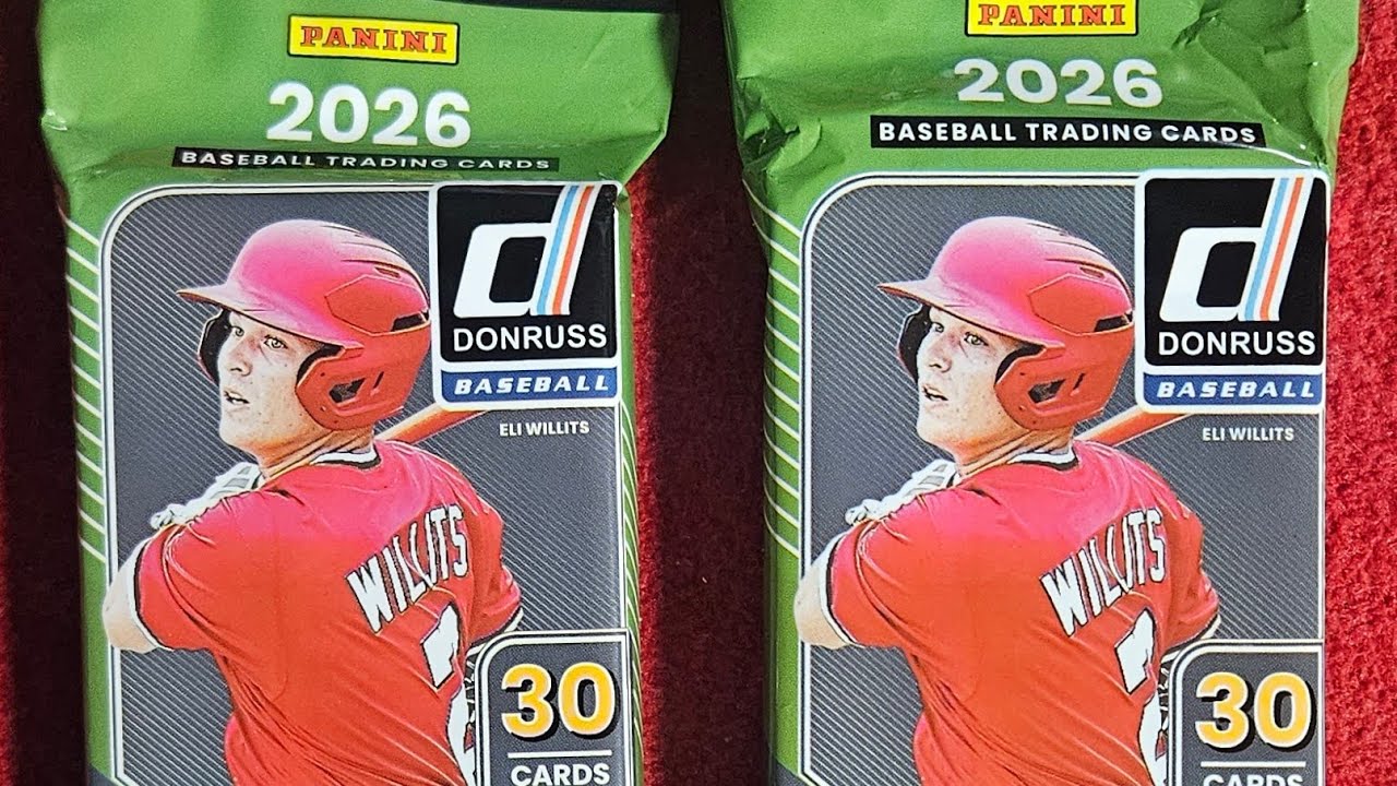 2026 Donruss Baseball 30-Card Value Packs x 2 - Roger Clemens, Kaz