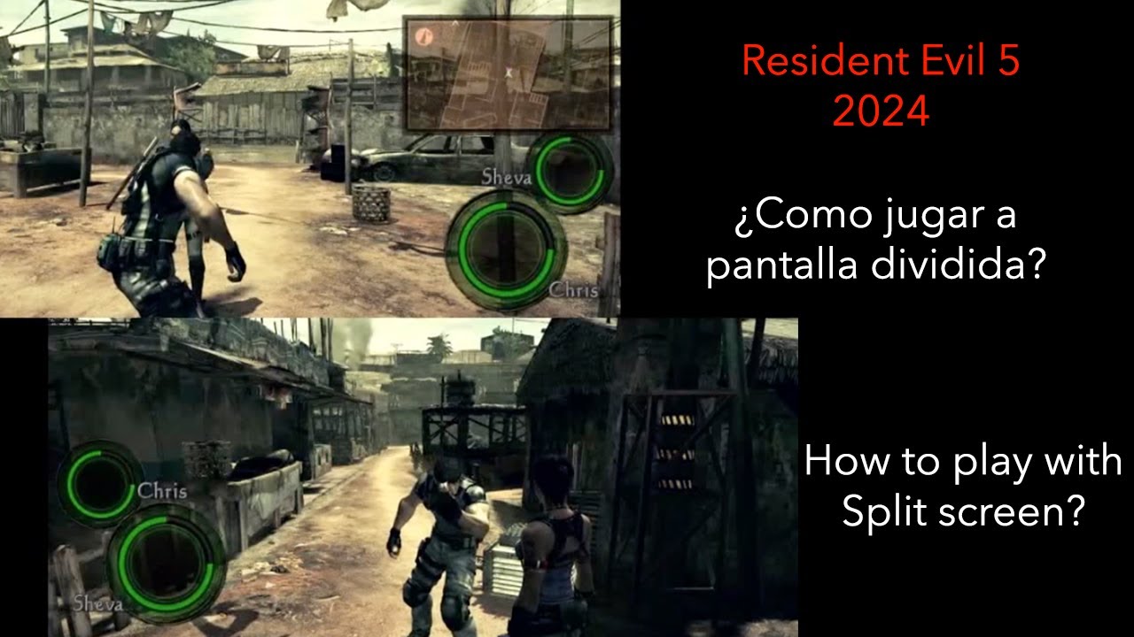 How to play splitscreen / Como jugar con pantalla dividida Resident