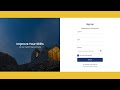 Responsive Sign Up Page in HTML and CSS | Sign Up form
