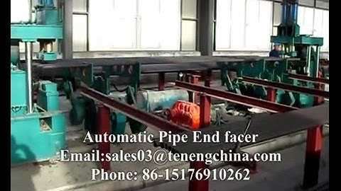 Teneng Steel Pipe End Facing and Chamfering Machine