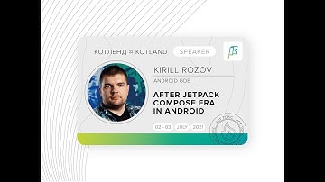 After Jetpack Compose era in Android by Kirill Rozov | KotLand
